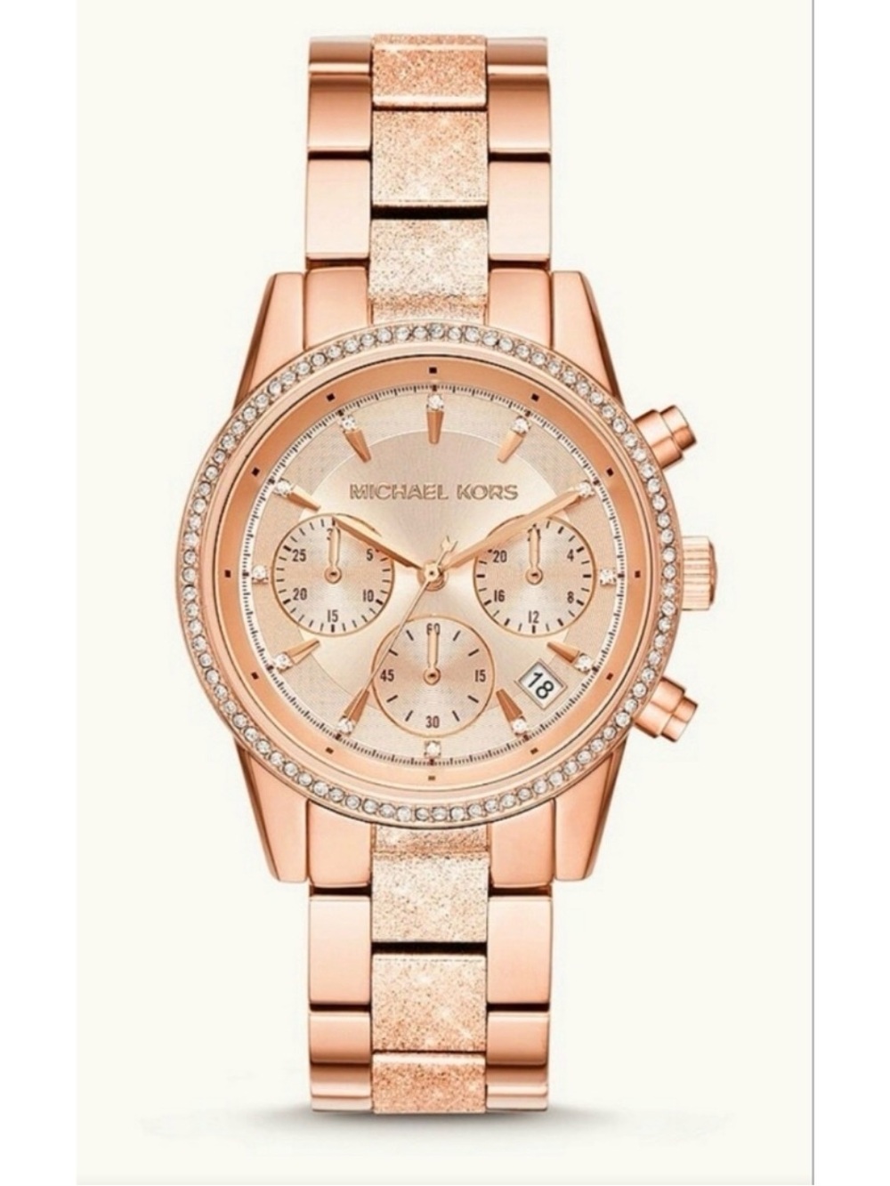 GORGEOUS Rose Gold Ritz MK Watch
